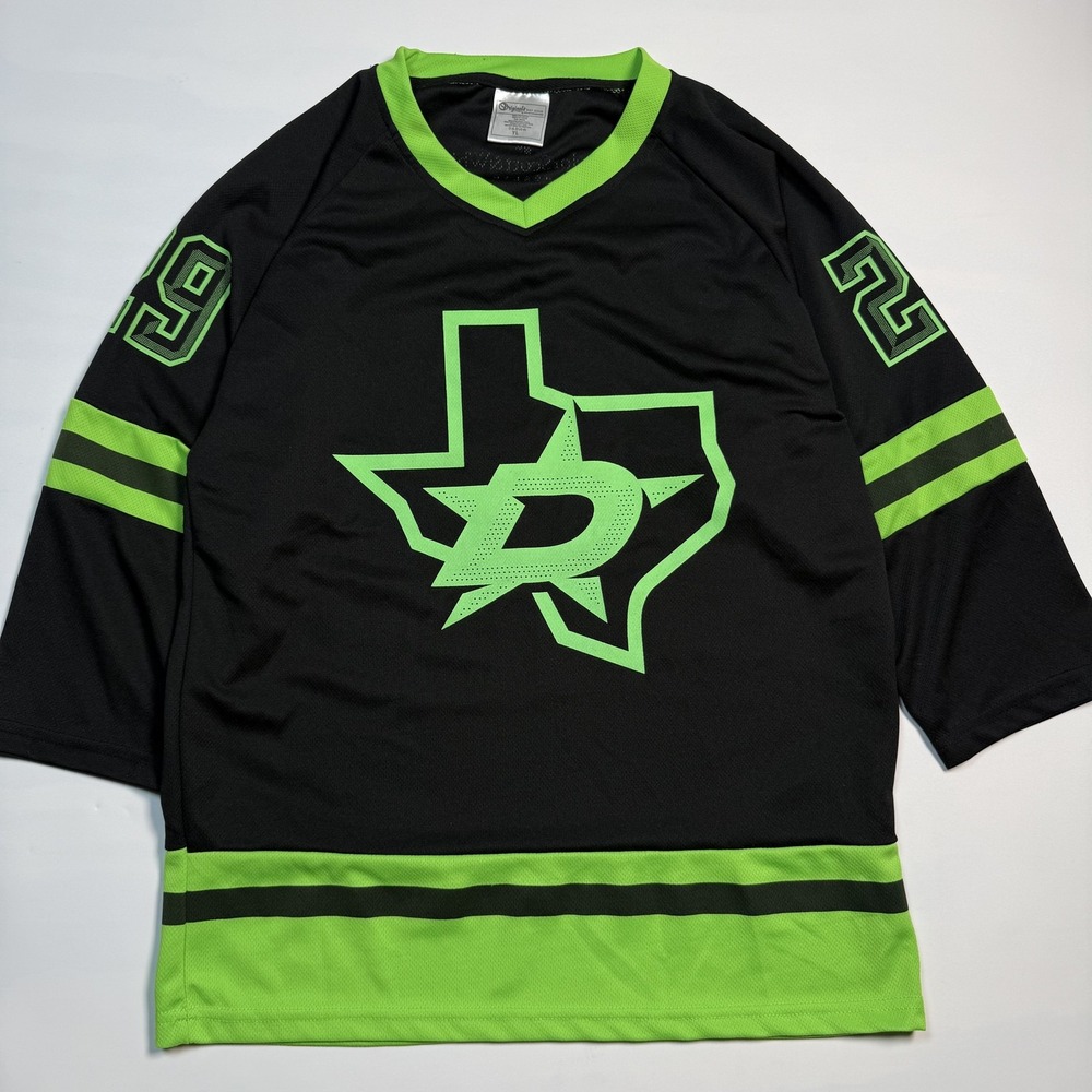 Dallas Stars Jersey Boys Large Black NHL Hockey Oettinger #29 Promo Originals